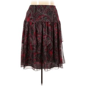 Lauren Ralph Lauren Aubrianna Paisley Ruffle Skirt